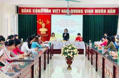 HỘI NGHỊ CÁN BỘ, CÔNG CHỨC, VIÊN CHỨC  TRƯỜNG TIỂU HỌC TRUNG TỰ NĂM HỌC 2020-2021