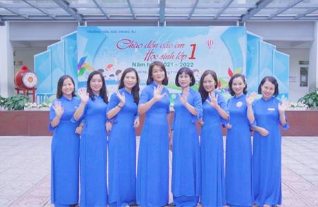 Chào đón các em học sinh lớp 1 - Trung Tự 2021-2022