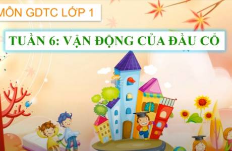 Giáo Dục Thể Chất Lớp 1 - Bài 6: Vận động của đầu cổ