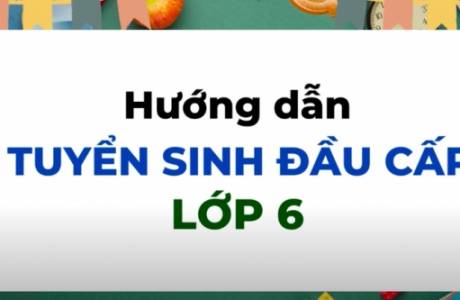 HD đăng kí tuyển sinh trực tuyến vào lớp 6 TP Hà Nội 2023 - 2024