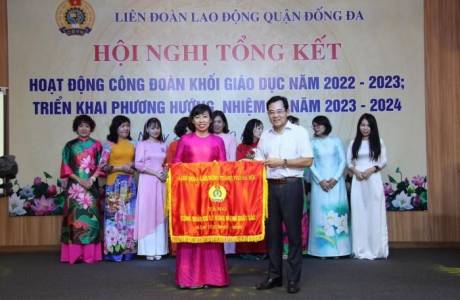 HỘI NGHỊ TỔNG KẾT HOẠT ĐỘNG CÔNG ĐOÀN KHỐI GIÁO DỤC NĂM HỌC 2022-2023 VÀ TRIỂN KHAI PHƯƠNG HƯỚNG NHI