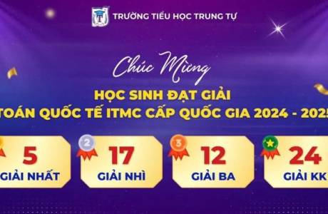VINH DANH HỌC SINH ĐẠT GIẢI CUỘC THI TOÁN QUỐC TẾ ITMC CẤP QUỐC GIA VÀ QUỐC TẾ - NĂM HỌC 2024-2025