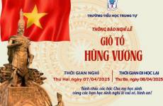 LỊCH NGHỈ LỄ GIỖ TỔ HÙNG VƯƠNG
