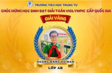 CHÚC MỪNG CÁC EM HỌC SINH XUẤT SẮC ĐẠT GIẢI TOÁN VIOLYMPIC CẤP QUỐC GIA NĂM HỌC 2024-2025