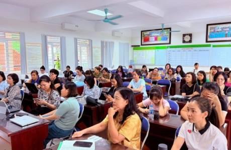 TẬP HUẤN PHẦN MỀM KỸ NĂNG SỐNG CREARTKIDS TẠI TRƯỜNG TIỂU HỌC TRUNG TỰ 
