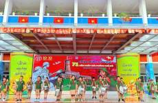 Trung Tự rực rỡ sắc cờ hoa mừng Ngày Giải phóng Thủ đô 10/10