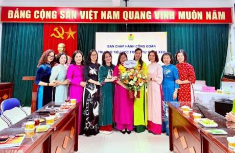 CHÚC MỪNG THÀNH CÔNG ĐẠI HỘI CÔNG ĐOÀN TRƯỜNG TIỂU HỌC TRUNG TỰ NHIỆM KỲ 2025 – 2030