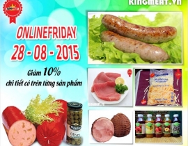 GIẢM 10% TRÊN CÁC SẢN PHẨM TRONG NGÀY 28/08/2015