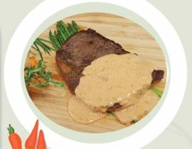 Beefsteak với xốt Thousand Island Kewpie