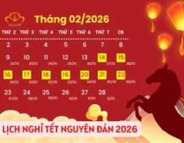 Lịch Nghỉ Tết Nguyên Đán 2026