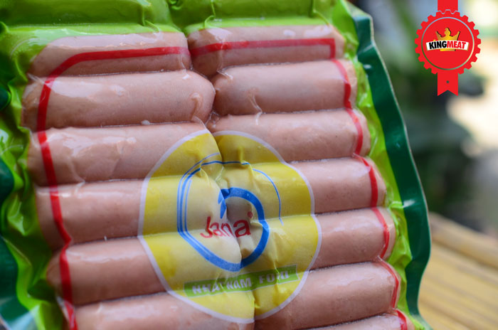 XÚC XÍCH PHÔ MAI 25GR/CÂY 500GR/GÓI