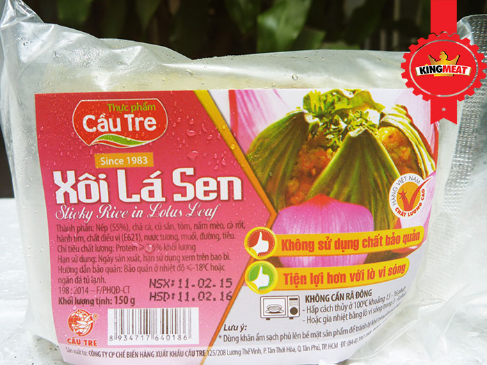 XÔI LÁ SEN CẦU TRE GÓI 150GR