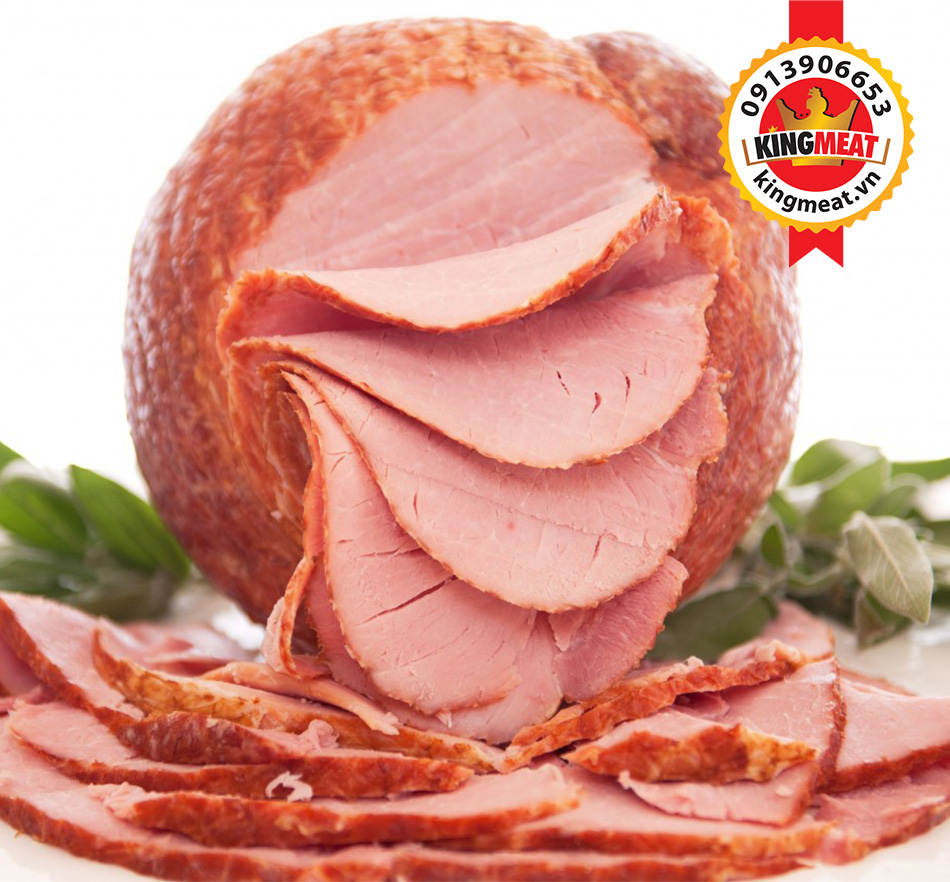 ĐÙI HEO NƯỚNG MẬT ONG KHÔNG XƯƠNG - HONEY GLAZED SMOKED HAM - BONE LESS