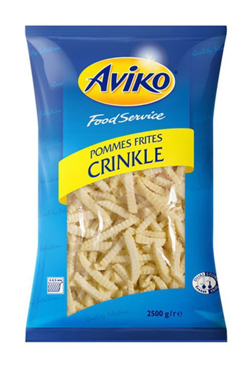 KHOAI TÂY CẮT RĂNG CƯA AVIKO POMMES FRITES CRINKLE 1/2