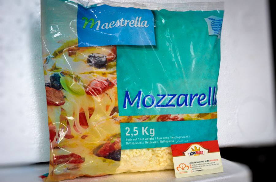 PHÔ MAI CẮT HẠT LỰU MOZZARELLA MAESTRELLA - FRENCH MOZZARELLA DICED MAESTRELLA - GÓI 2.5 KG