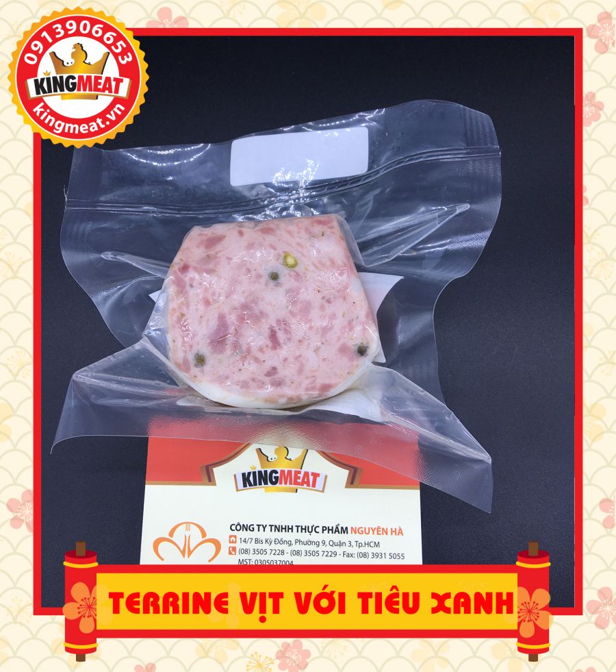 TERRINE VỊT TIÊU XANH GÓI 500G