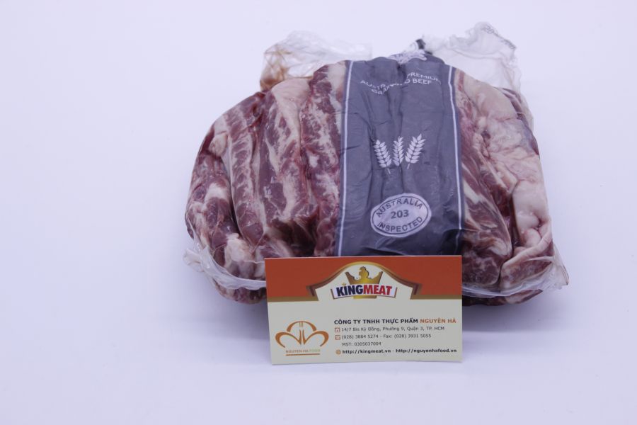   DẺ SƯỜN BÒ ÚC TƯƠI - GRAIN FED 120 DAYS - STANBROKE DIAMANTINA PLATINUM CHILLED  RIB FINGER CHILL