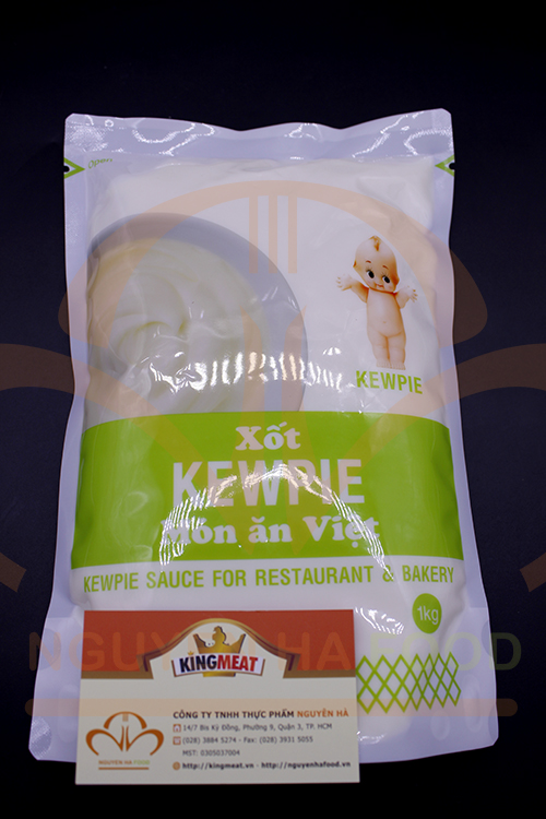 XỐT MAYONNAISE KEWPIE MÓN ĂN VIỆT GÓI 1KG