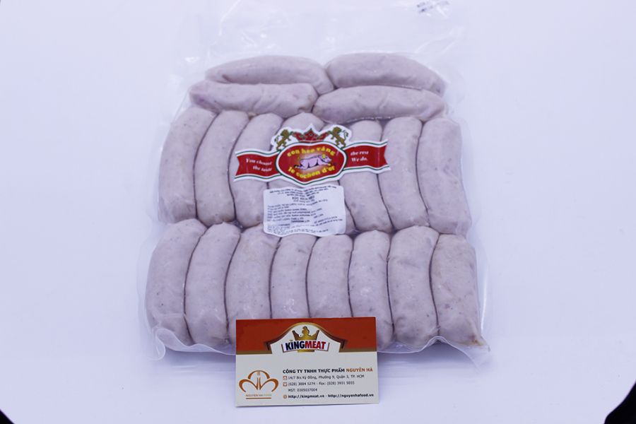 XÚC XÍCH CHIPO HEO 30GRAM(GÓI 500GR - TỪ  12->13 CÂY/ 1 GÓI) - PORK BREAKFAST SAUSAGE