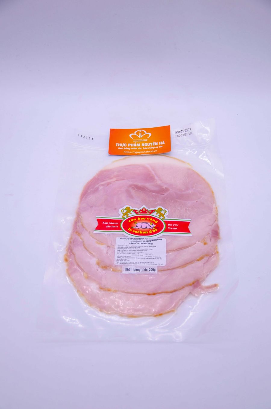 DĂM BÔNG XÔNG KHÓI 200GR - SMOKED HAM