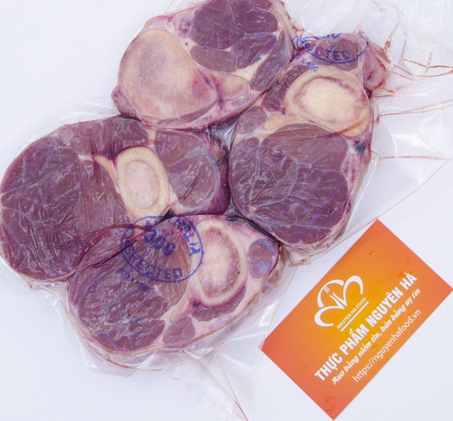 BẮP BÊ ÚC ĐÔNG LẠNH CẮT KHOANH - VEAL OSSO BUCO SLICED (VEAL OSSO BUCCO) -FROZEN AUSTRALIAN VEAL