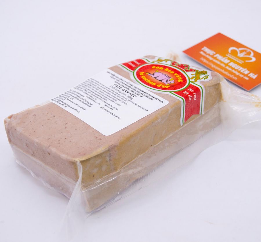 PATE GAN HEO - PORK LIVER PATE- GÓI 500GR