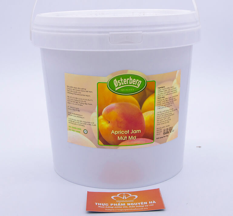 MỨT MƠ OSTERBERG – APRICOT JAM OSTERBERG – 5KG/XÔ