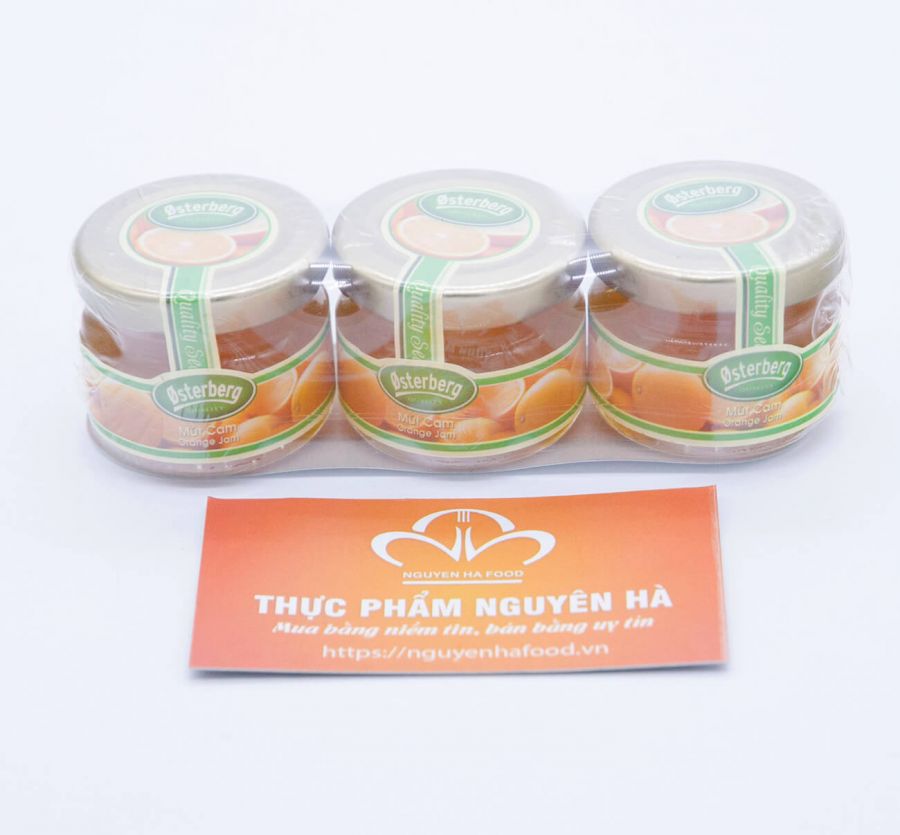 MỨT CAM OSTERBERG – ORANGE JAM OSTERBERG – 28GR/HỦ ( 3 HỦ/ 1 LỐC)