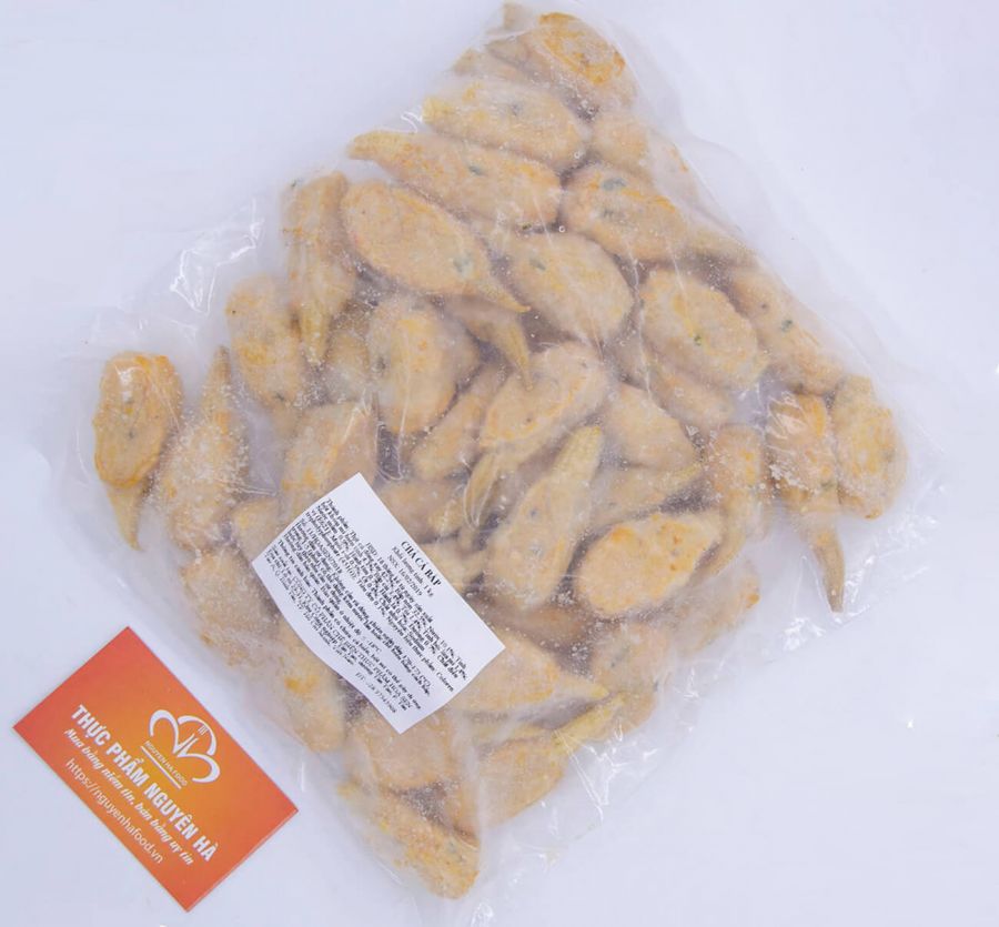 CHẢ CÁ BẮP (20GR/CÁI ± 3GR - 1KG/GÓI – 10 GÓI/THÙNG)