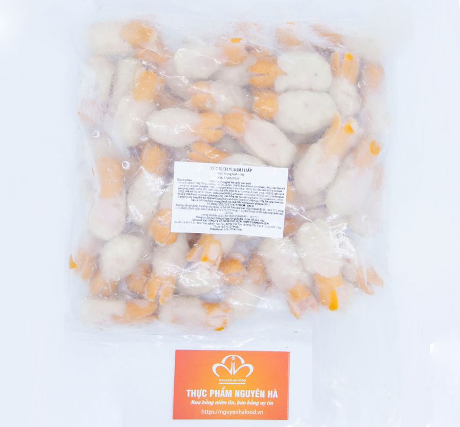 XÚC XÍCH SURIMI HẤP ( 20GR/CÁI ± 3GR - 1KG/GÓI)