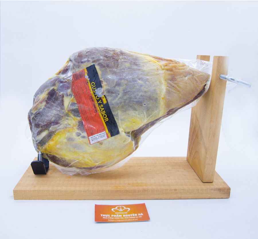 ĐÙI LỢN MUỐI RÚT XƯƠNG 36 THÁNG CHÂN SAU– JAMON SERRANO HAM (THÙNG 4KG)