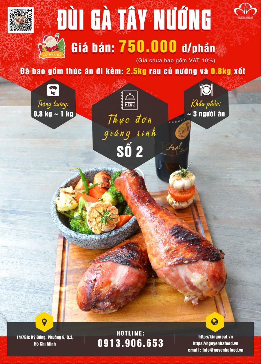 ĐÙI GÀ TÂY NƯỚNG