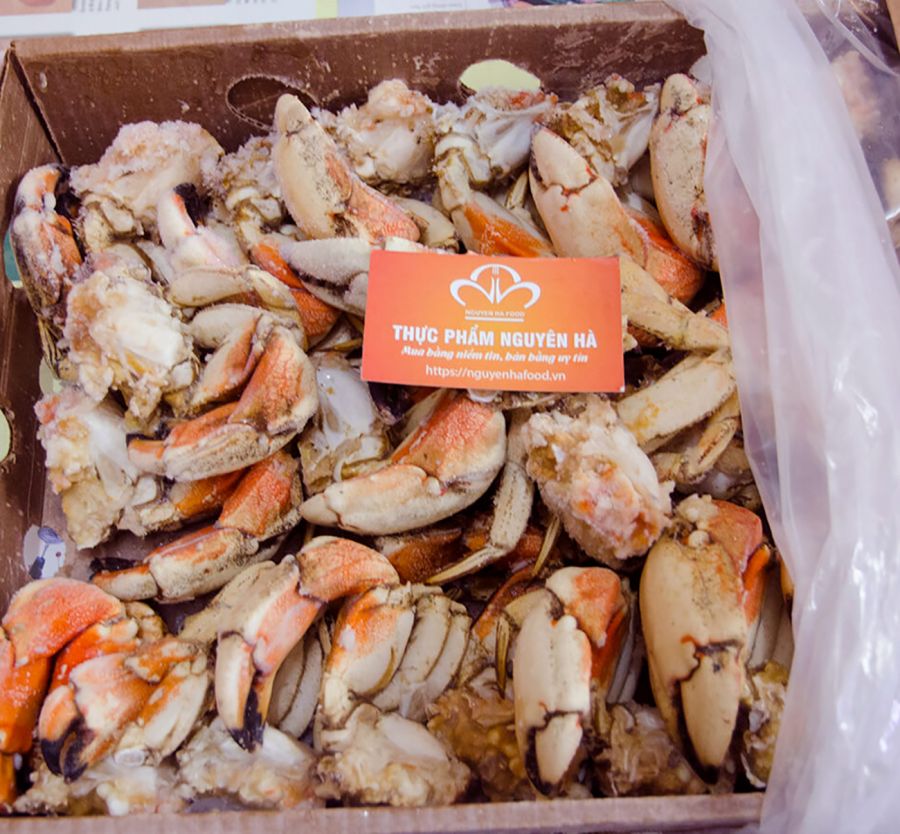 CUA JONAH NỬA CON ĐÔNG LẠNH – FZ CANADA JONAH CRAB SECTION ( 5KG/THÙNG)