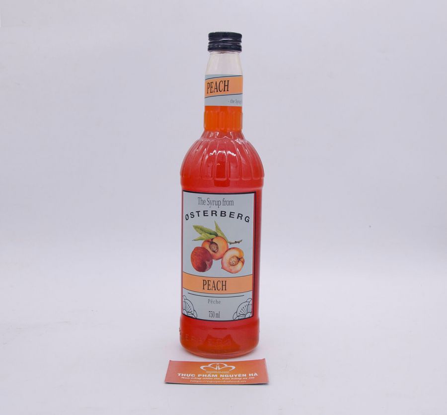 SI RÔ ĐÀO OSTERBERG – PEACH SYRUP (CHAI 750ML)