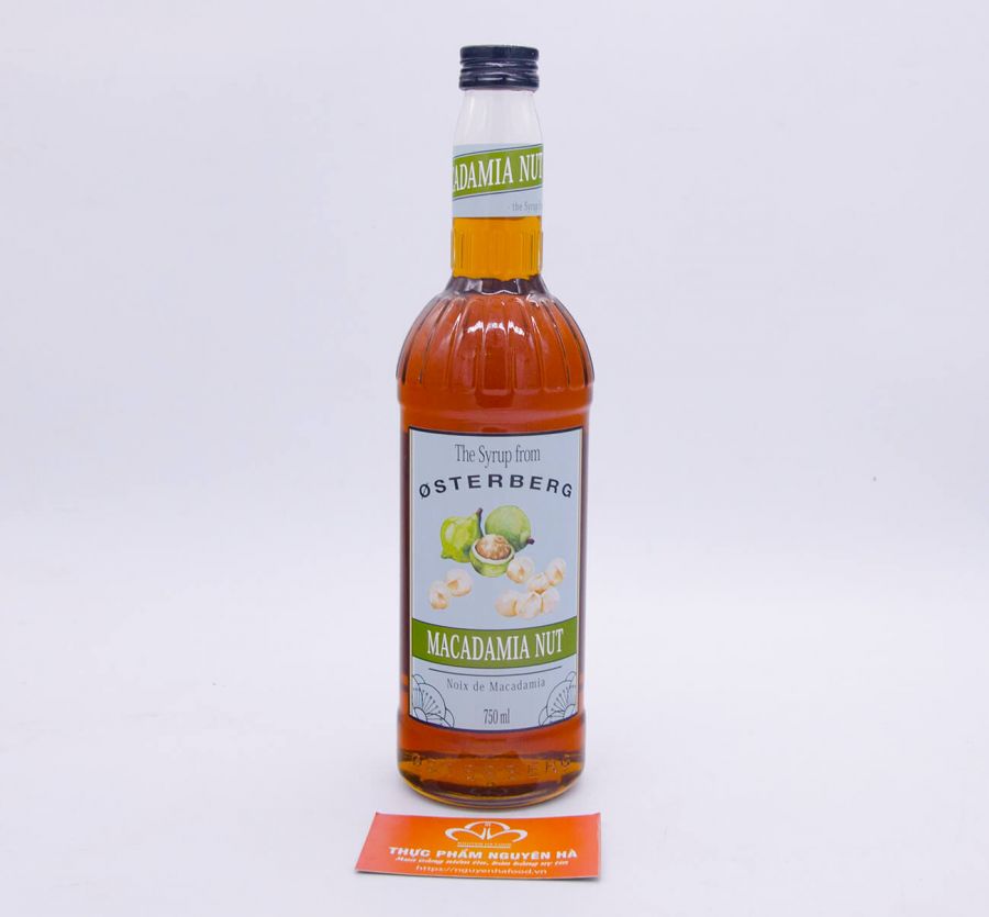 SI RÔ HẠT MẮC CA OSTERBERG – MACADAMIA SYRUP CHAI 750ML