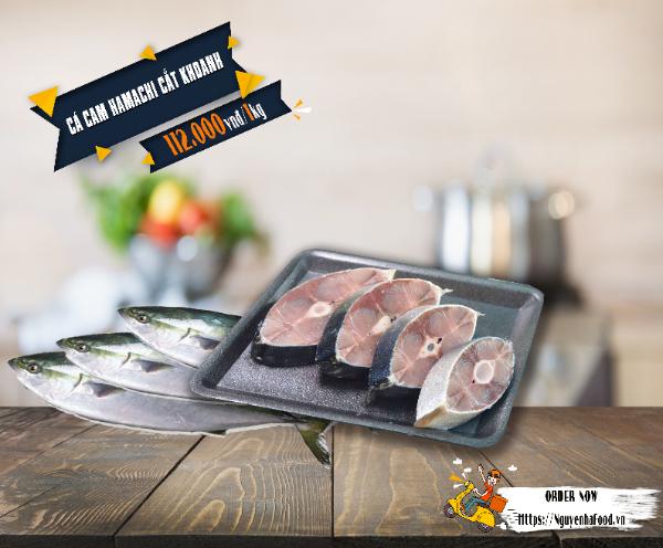 CÁ CAM HAMACHI NHẬT CẮT KHOANH (1KG/GÓI)