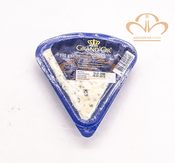 Phô mai mốc xanh Grand'Or 100gr - Danish Blue Cheese