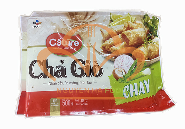 CHẢ GIÒ CHAY CẦU TRE-GÓI 500GRAM