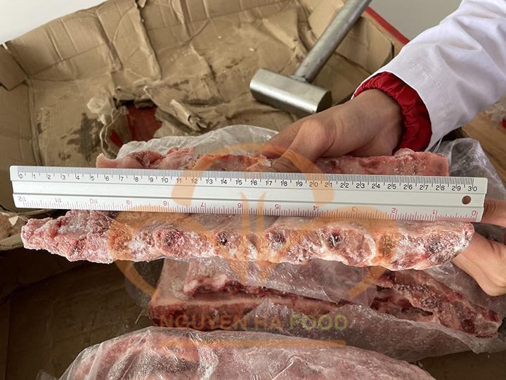 Sườn heo non cắt 8 cm (Pork spare rib)