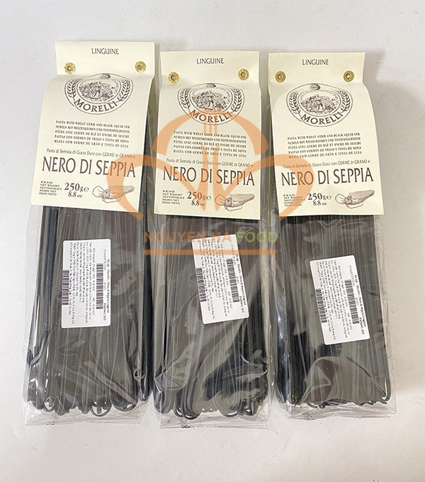 Mì Ý mực sợi đen - Morelli – Nero di Seppia Linguine