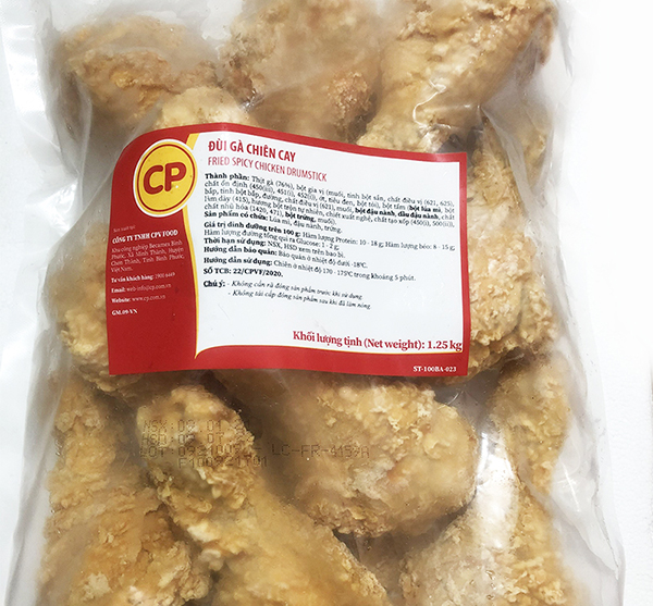 Đùi gà chiên giòn CP (spicy chicken drumsticks)