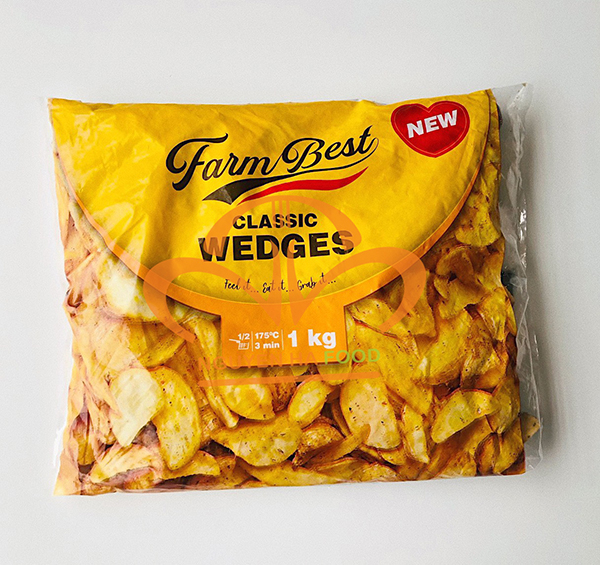 Khoai Tây Cắt Múi Tẩm Gia Vị Classic Wedges (1kg/bao, 10kg/thùng)