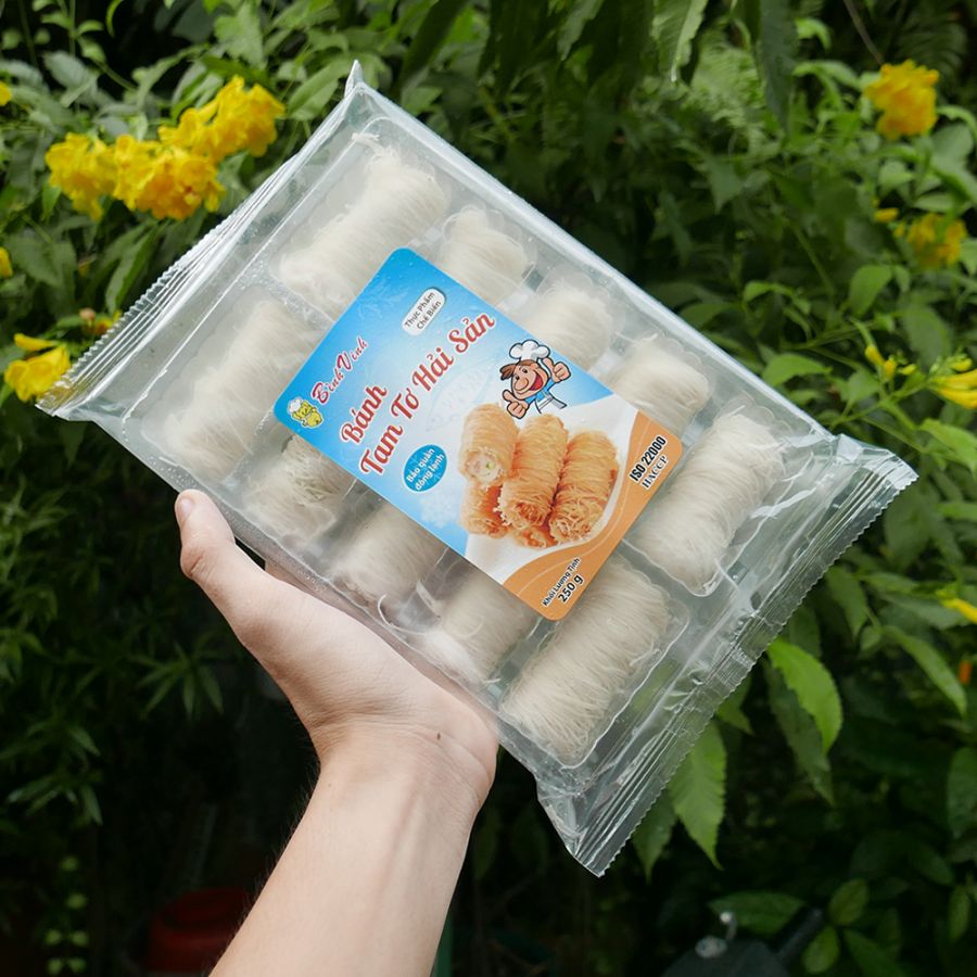 Bánh Cuộn Tam Tơ Hải Sản Gói 250gr