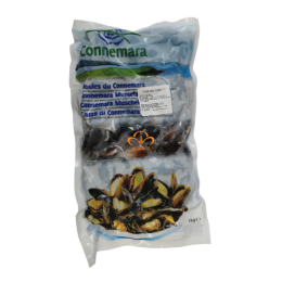 Vẹm Đen Nguyên Vỏ Đông Lạnh - Frozen Black Mussels
