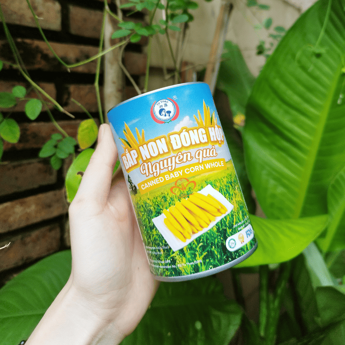 Bắp Non Nguyên Trái Đóng Hộp