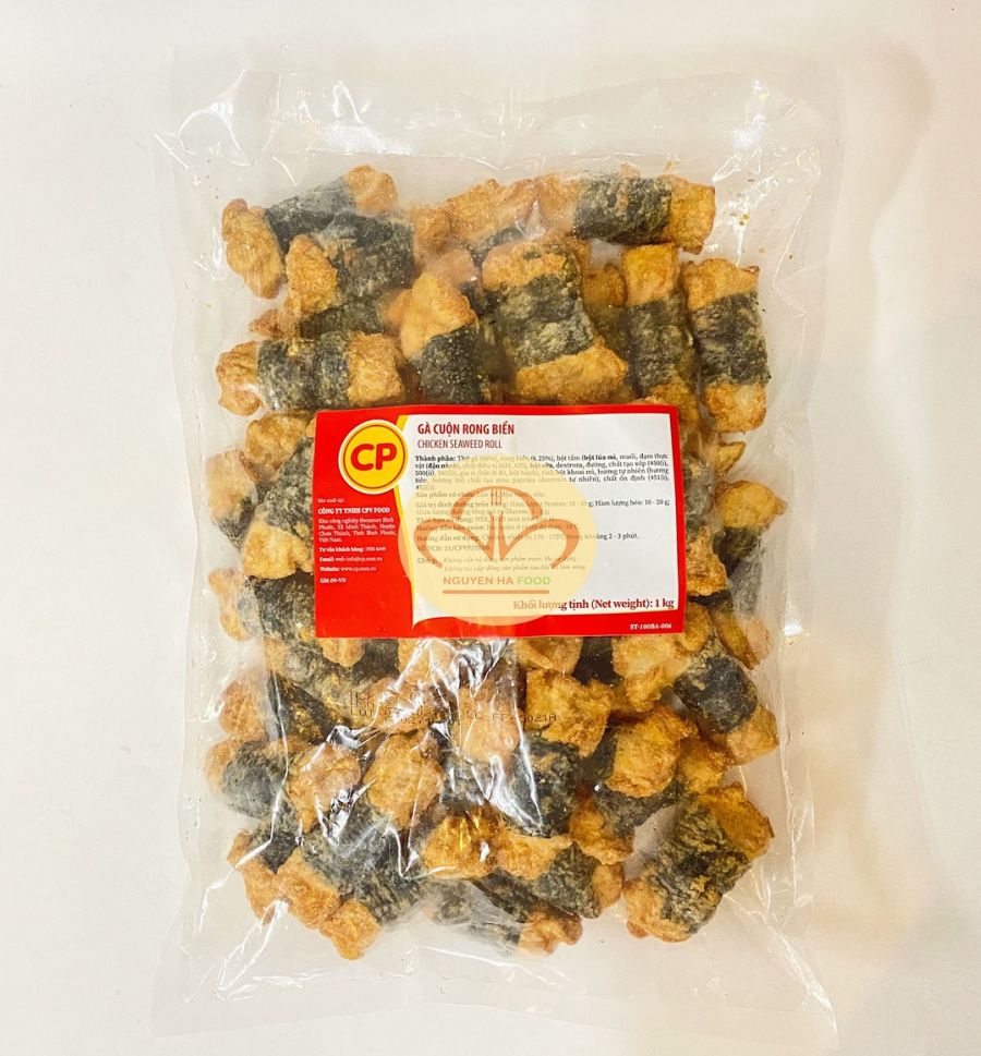 Gà Cuộn Rong Biển - Seaweed Chicken Roll