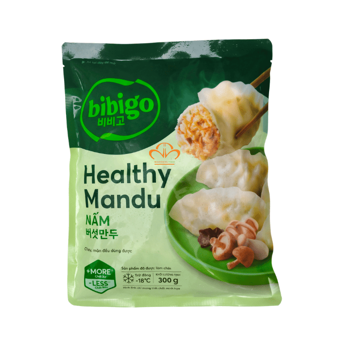 Bánh Xếp Mandu Hàn Quốc Healthy Nhân Nấm