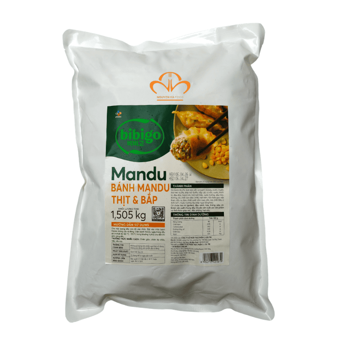 Bánh Xếp Mandu Hàn Quốc Nhân Thịt Và Bắp