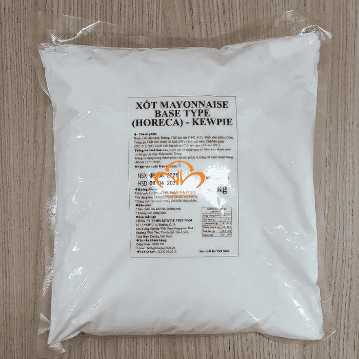 Xốt Mayonnaise Base Type Horeca Kewpie Gói 3Kg