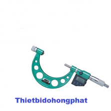 Panme đo ngoài điện tử với phần đe có thể hoán đổi được.Insize 3506-300A 150-300mm/0.001mm